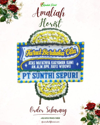 Papan Bunga Duka di Grobogan