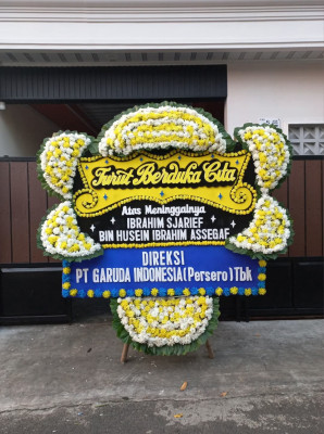 Papan Bunga Duka di Grobogan