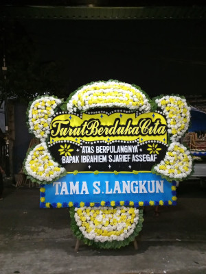 Papan Bunga Duka di Grobogan