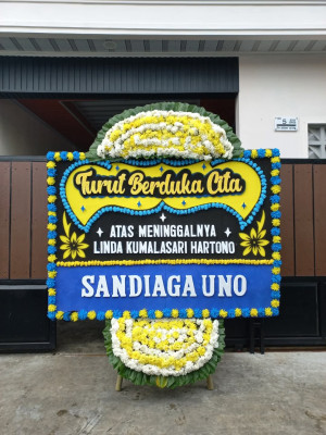 Papan Bunga Duka di Grobogan