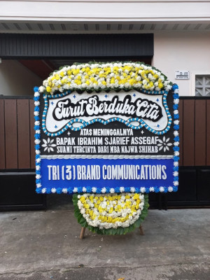 Papan Bunga Duka di Grobogan